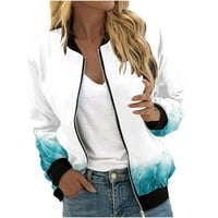 Vivianyo HD za kaputi jakne na prodaju i čišćenje Ženski povremeni modni ispisani džepni zatvarači gornji