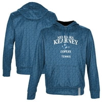 Muška podođanja plava nebraska-kearney lopers tenis naziva drop pulover hoodie