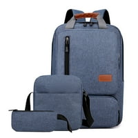 Finelylove školski ruksak za dječake i djevojke, ruksak za laptop, vrećicu za ručak i futrola, lagana