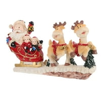 Božićna smola Santa Reindeer Sleine ukras božićne figure