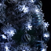 Božićna svjetla Svjetla za pahulje - Ukupno 6metar bajke Baterija upravljana vodootpornim za Božićnu