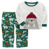 Carter's Mattle Boys 'Fleece Pajamas - Walrus -3t