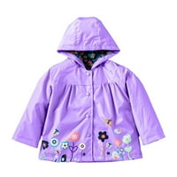 Toddler baby Boys Girls Crtani ispis kapuljača s kapuljačom dugih rukava Vjetrootporni kaputi jakna