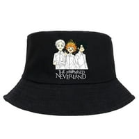 Unizira japansko anime Obećane neverlandske kape za ribolovke Putovanje Sun Hat Hat Bucket Hats Vanjska