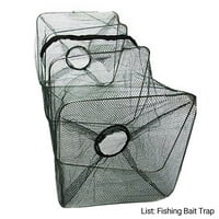 Riblje zamka univerzalni antilorozijski najlon presavijeni kvadratni ribolov kavez za ribolov