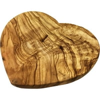 Ručno rađena maslinovo drvo u obliku srca -Handmade and ručno izrezbareni zanatlije - 8,5 ili - težina: