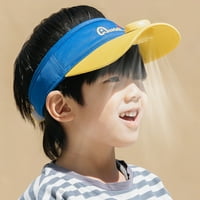 CDAR Sun Hat ventilator Nečujno punjiva djeca za punjivu za sunčanje Vanjski prijenosni bijes bez rukava