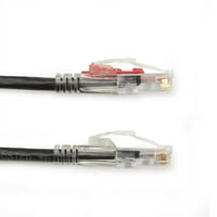 u. Climatecab 24U BTU 230V, M6, Ethernet patch kabel - crna