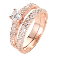 Prstenovi para sa dijamantima za žene modni nakit Popularni dodaci