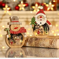 Vikakiooze LED svjetlosni Santa Claus Drveni ukras Hotel ukras prozora Božićni pokloni