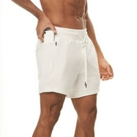 Muškarci Teretne pantalone Muške sportske casual pune kratke hlače Modne tkane multifunkcionalne kratke