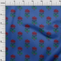 Onuone svilena tabby lišće tkanine i cvjetni blok tiskani obrtni tkanini bty wide