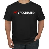 Vakcinisano odobreno grafička majica Humor Muška, ugljen, 2xl