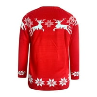 Topli pulover Dukseri žene Zimske džemper Crew Crtni Klintni vrhovi dugih rukava Božićni dukseri