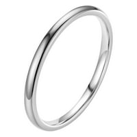 Cuoff Jewelry Wedding bend u titanijumskim prstenom vjenčani prsten prsten Jeftini nakit