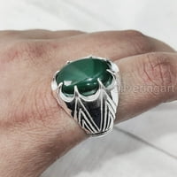 Mahagany Jasper MANS prsten, prirodni jasper jasper, srebrni nakit, srebrni prsten, rođendanski poklon,