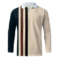 Leey-World Polo majice za muškarce, Ležerne prilike, Jesen Zimska košulja s dugim rukavima, košulja