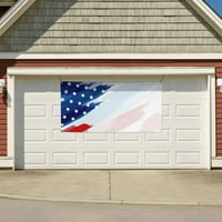 Znakovi za dvorište bannera, patriotska američka zastava lakom brusnom zabavom za zabavu za unutarnju