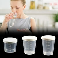 Lijek lijekova Plastična mjera vođena mjerna čaša 20 30 50ml lonac D2Z9