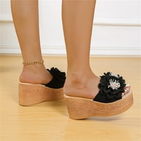 Wevens cvjetni platforma sandale za žene modne sandale klinove sandale platforme casual ljeto visoke