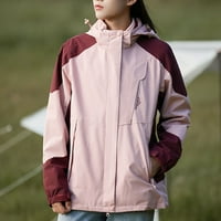 Hvyesh Fall bavi ženskom jaknom od softshell s uklonjivim kapuljačom, laganom aktivnom vanjskom kaputu,