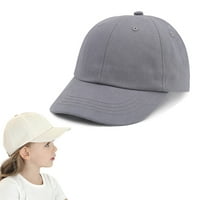 Dječje kape Jednobojno pamučno prozračna kapa dječja dječja slatka podesiva sunhat bejzbol šeširi 1-