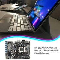 B ETH rudarska matična ploča PCIe do USB3.0 + i CPU + Termalna ploča LGA MSATA DDR B BTC USB matična