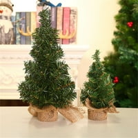 Realistična prekrasna tkanina živopisno mini božićno stablo Inspirativno božićno stablo za dom
