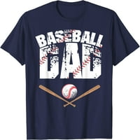 Drvo bejzbol tata - ljubitelj bejzbola za oca majicu