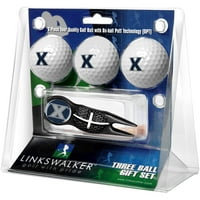 Xavier Musketeers Golf Ball Poklon set sa crnim križanjem Divot alata