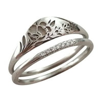 Cuhas prsten za vjenčanicu u pozlaćenom prstenu za vjenčanje prsten za angažman prsten