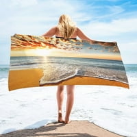 Pješčani ručnik na plaži Microfiber Beach ručnik Super lagani šareni ručnik za kupanje Sandotrotlačka