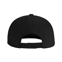 Cepten muškarci i žene hip hop moda sa lipknot logotipom podesivim bejzbolom ravne šešire na crnoj boji