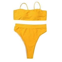 Bikinis za žensko čišćenje bikini visokog struka snimljene su dva kupaći kostim kostim
