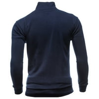 Simplmasygeni muške patentne jakne za čišćenje plus veličina muške jeseni modni čvrsti jaknu džemper