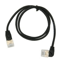 Optički kabel Ethernet, pozlaćena glava Cat Ethernet kabel velike brzine prijenos muški za muški za