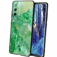 Mramorna-zelena estetska futrola za Samsung Galaxy A02S za žene Muška Pokloni, mekani silikonski stil