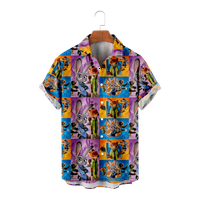 Zootopia Theme majica Ležerne odjeću za ovratnik prednje rever za ljeto sa džepom prsa