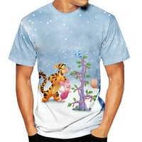 Disney Winnie Bear Toddler Boys TEE majica Modna Crewneck Thirts Rođendan Božićni poklon za dječake