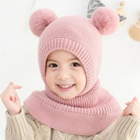 Stabilna odjeća trčanje šešir muškarci djeca dječje dječake djevojke ušiju ušiju zima toplo pleteno