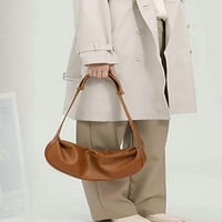 Cocopeantnts ženska torba na ramenu retro ispod ručice Elegantne duge torbe veliki kapacitet torbica hobo vrećica za kvote za punjenje Comforty Trake