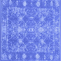 Ahgly Company Zatvoreni pravokutnik perzijski plavi boemski prostirke, 7 '9 '