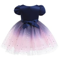B91XZ maturalne haljine za tinejdžerske dječje djevojke kratki rukav kratki rukav haljina za rođendan