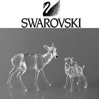Swarovski kristalna figurica '' doe & fauna '' jelena nova