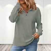 Prevelike majice Elegantna radna bluza uredski poslovni vrhovi tinejdžerke Trendy odjeća ženske pad