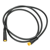 Električni priključak kabela, Crni vodootporni električni adapter kabel, 3pin konverzija konektora za