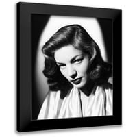 Hollywood Photo Archive crni moderni uokvireni muzej umjetnički print pod nazivom - Lauren Bacall