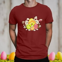 Muška majica Ljeto Uskršnji modni casual 3D digitalni tisak majica kratki rukav