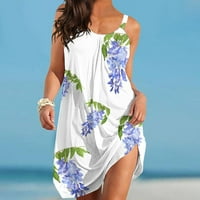 Ljetne haljine za žene Ljeto na plaži Proljeće Striped Ispiši labavi ljuljački poklopac za sunčanje