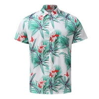 Muška košulja Ležerne prilike modernog proljeća ljetna havajska plaža tropsko dugme tiskane majice kratkih